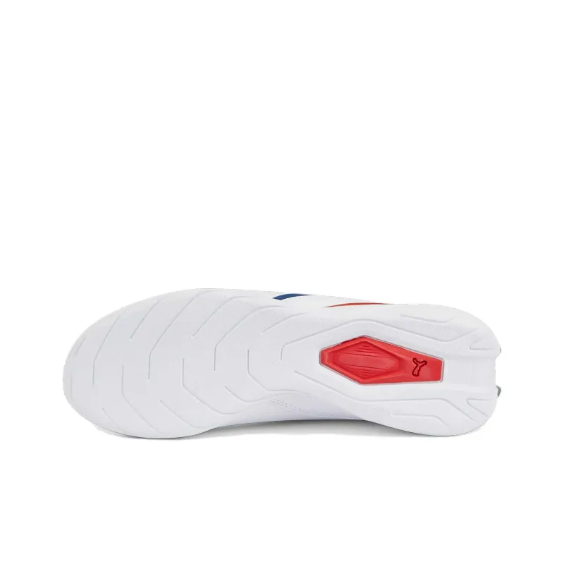 PUMA BMW M Motorsport Anti Slip Wear Resistant Kids Lifestyle Shoes White Gray Teenagers-5