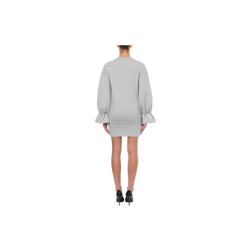 Sesame Street X MOSCHINO Long-Sleeved Dresses Women's Gray-2