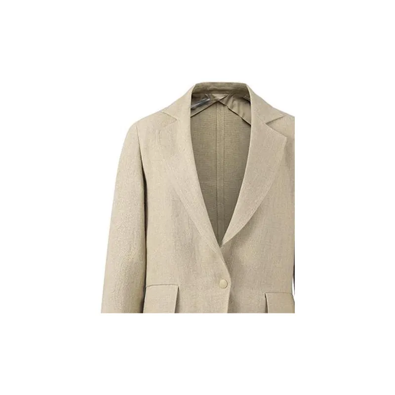 MaxMara Business Suits Women's Linen Sand-2