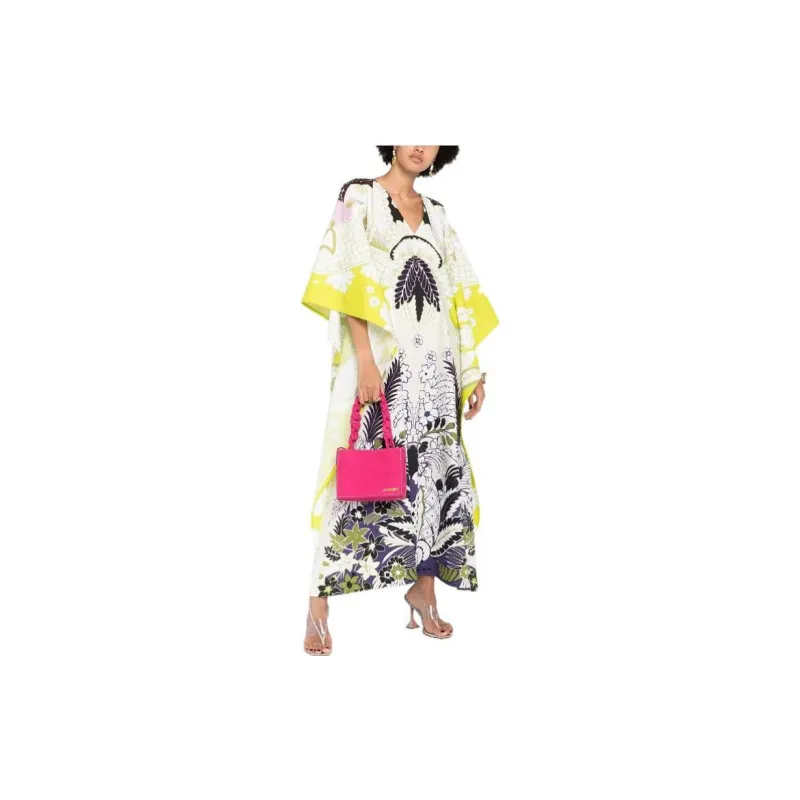 Valentino SS22 Short-Sleeved Dresses Women's Yellow-1
