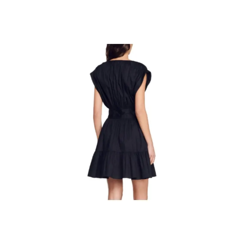 Sandro Sleeveless Dresses Women's Black-2