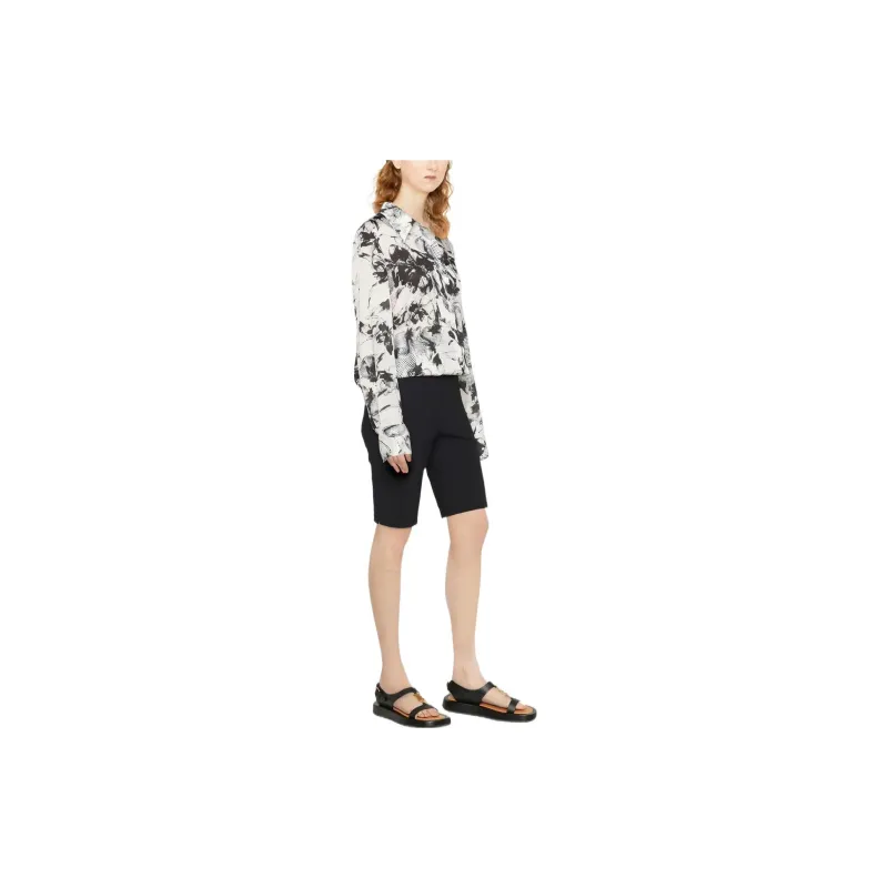 THEORY Precision Ponte Biker Shorts-2