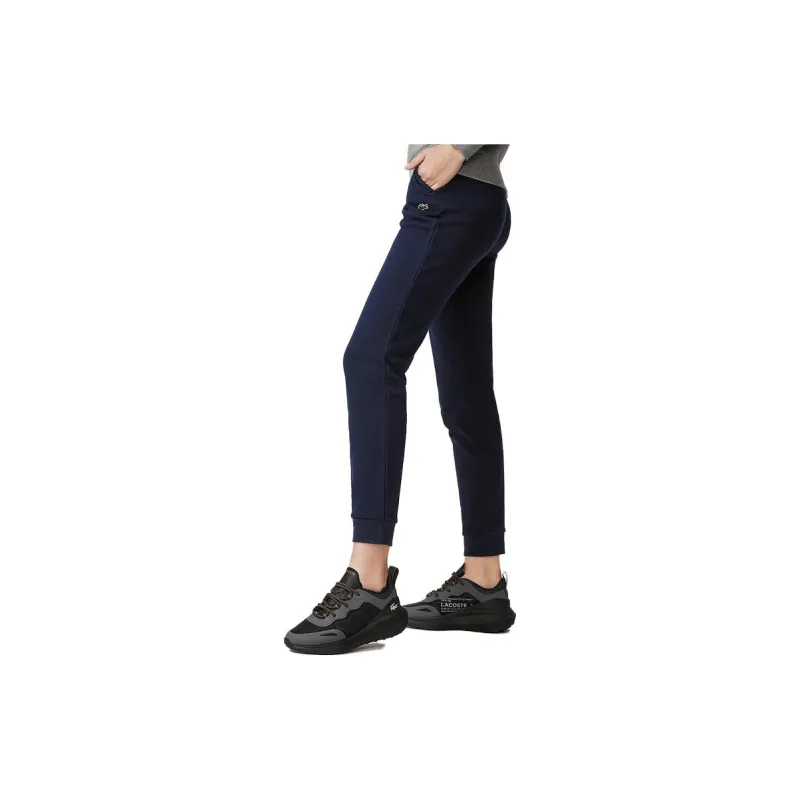 LACOSTE Casual Pants Women's Navy Blue-2