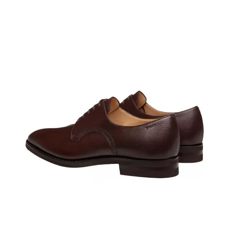 BALLY Dress Shoes Men Low-Top Brown-3