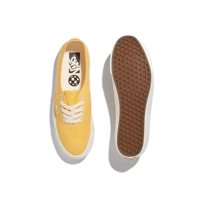 Vans MTE Authentic Reissue 44 Anti Slip Wear Resistant Low Top Skateboard Shoes Unisex Yellow-3