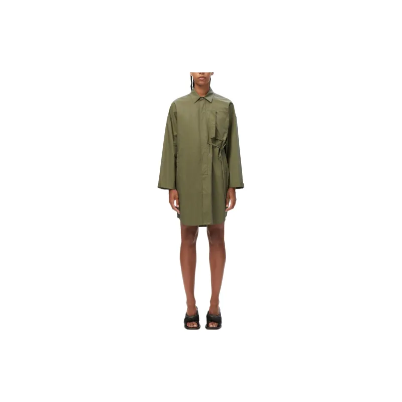 AMBUSH Oversized Long Shirt Dress 'Thyme'-1