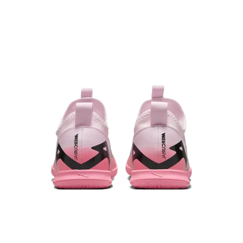 Nike Mercurial Vapor 15 Anti-Slip Wear-Resistant Low-Top Kids' Soccer Shoes Pink Black Kids'-3