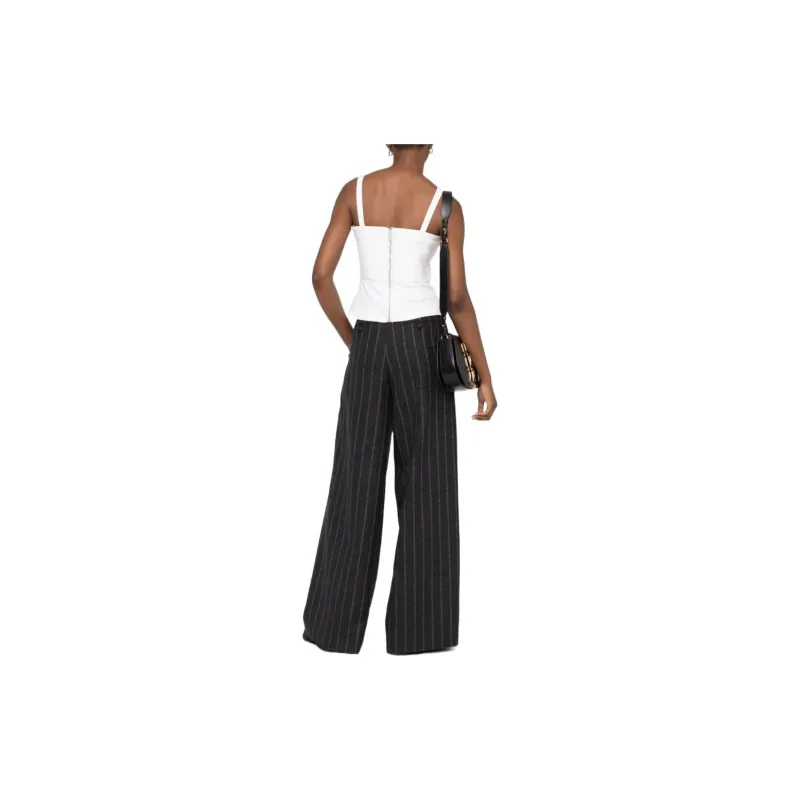 VERSACE Pinstripe Pant 'Medium Grey'-2