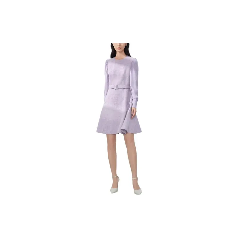 JZ. ANNAKRO Long Sleeved Dresses Women's Purple-2