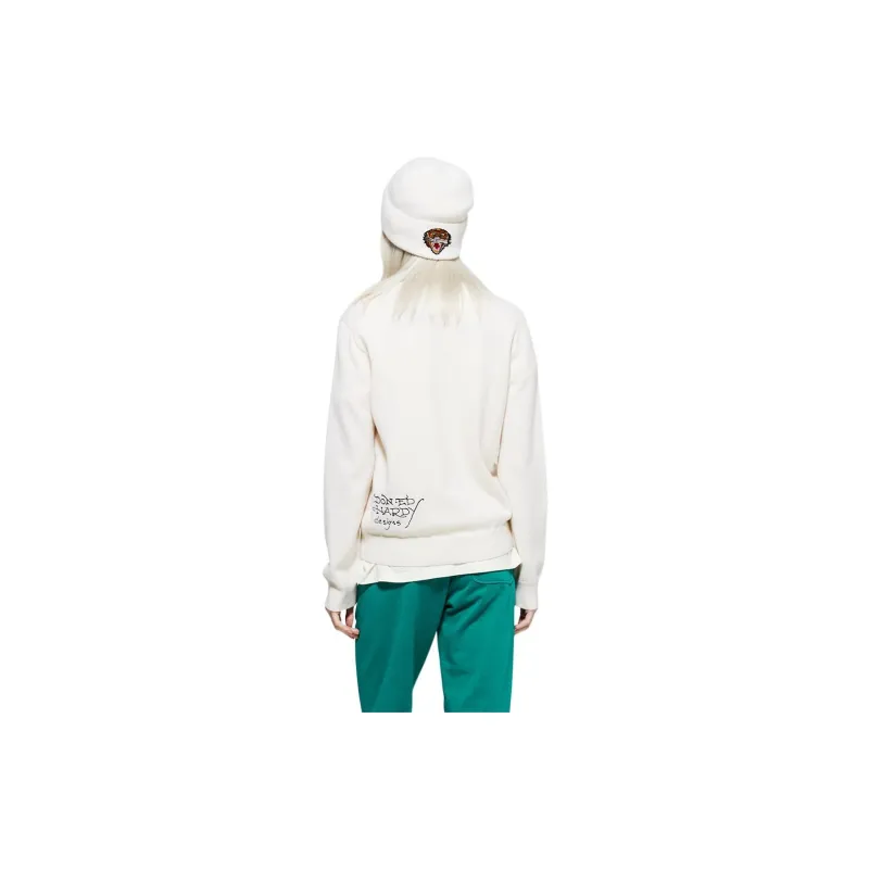 Ed Hardy Classic Classic Series FW22 Knitwear Women's Ivory White-2