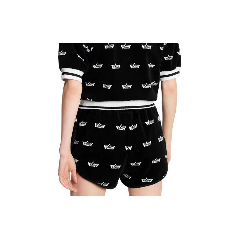 LOUIS VUITTON New Quarterly Products Of LV Knitted Sweatpants Women's Black-2