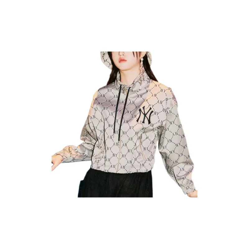 MLB Cropped Coats Women's Gray-2