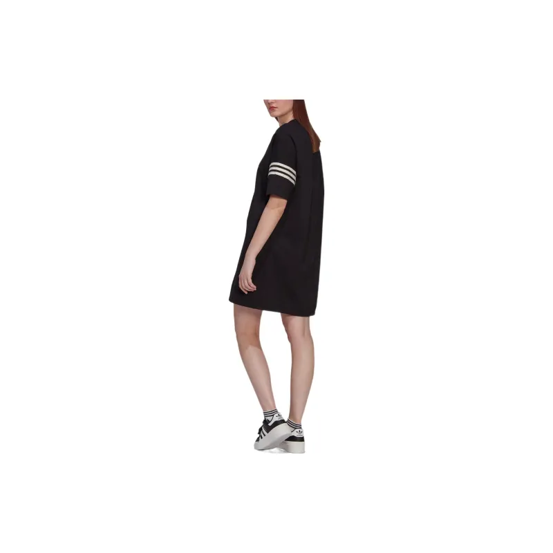 Adidas Originals Short Sleeved Dresses Women's Black-2