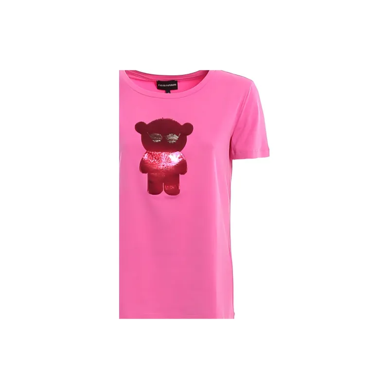 EMPORIO ARMANI T Shirts Women's Pink-5