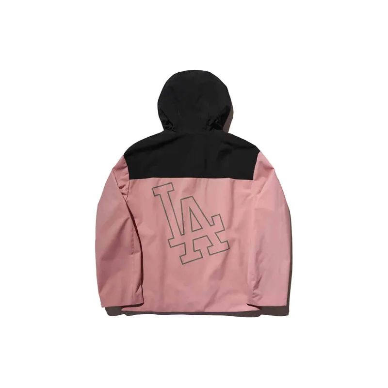 MLB Los Angeles Dodgers Jackets Coats Unisex Hemp Pink-1