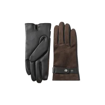JIUMU Sheepskin Genuine Leather Glove Men's