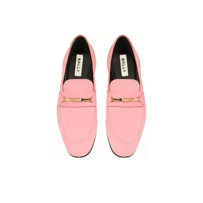 BALLY Suisse Loafers Men's Pink-3