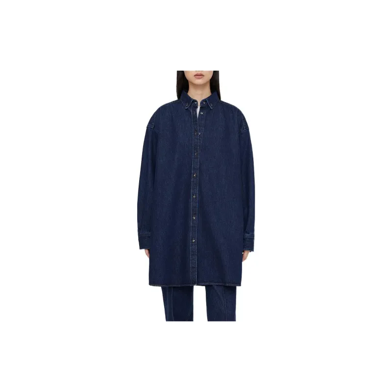 TOTEME Long sleeved Denim Shirt-2