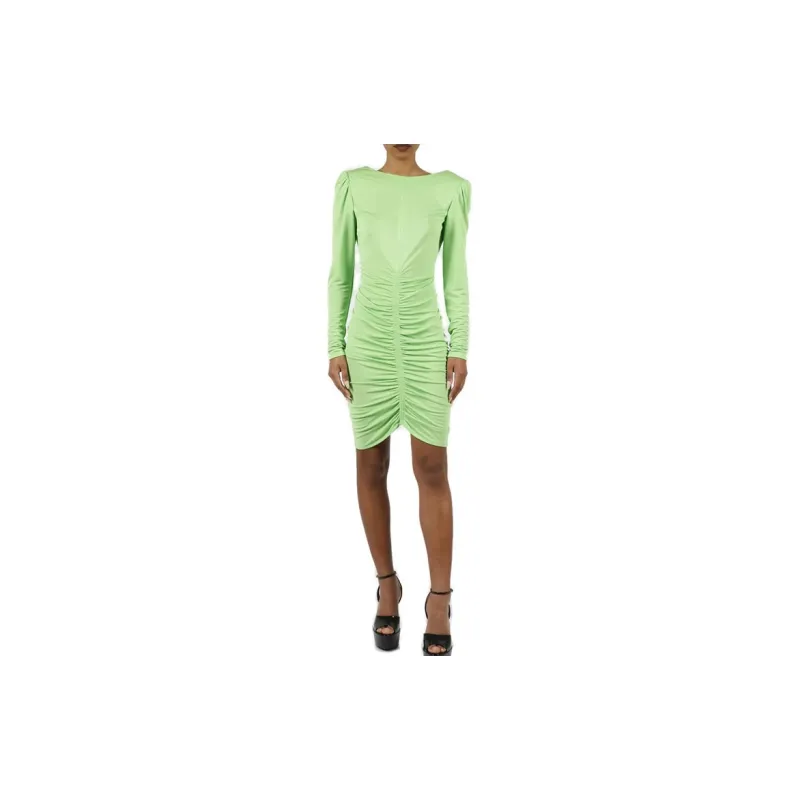 GIVENCHY SS23 Long-Sleeved Dresses Women's Green-3