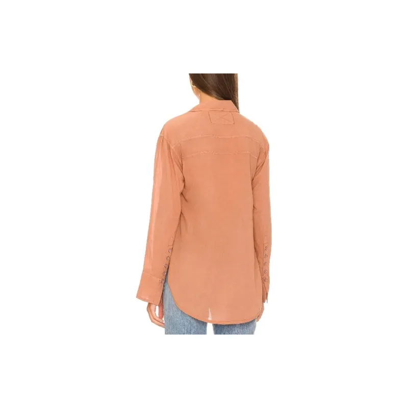 FREE PEOPLE Shirts Women's Orange-1