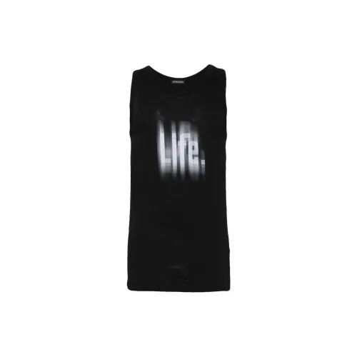 Ann Demeulemeester Tank Tops Unisex Black