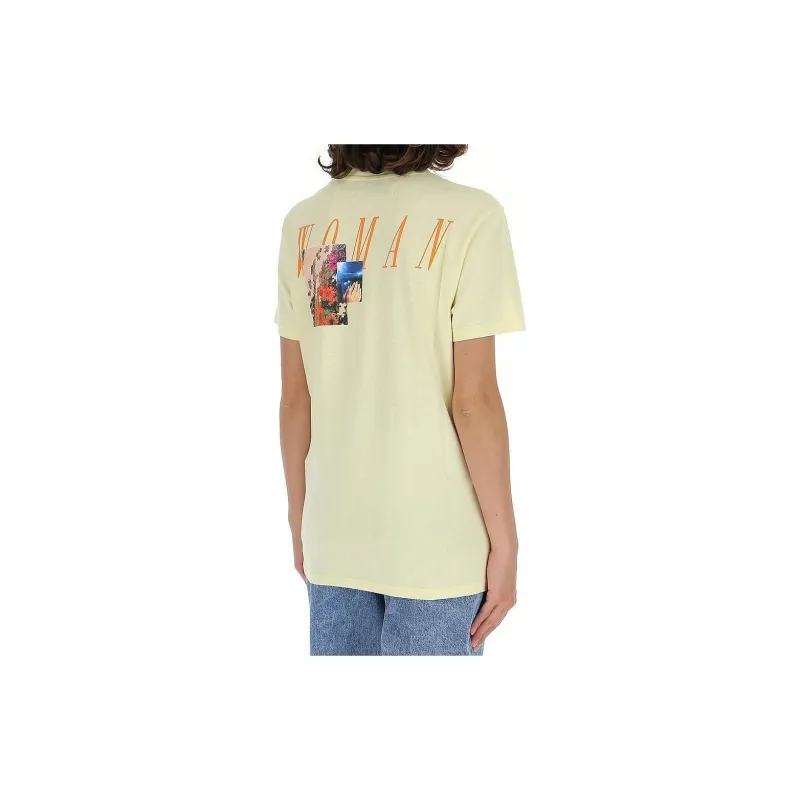 OFF WHITE SS22 T Shirts Women's Beige Yellow-1