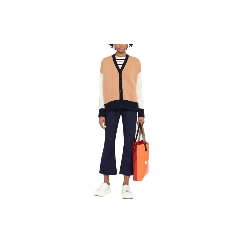 MARNI Colour-block Cashmere Cardigan-1
