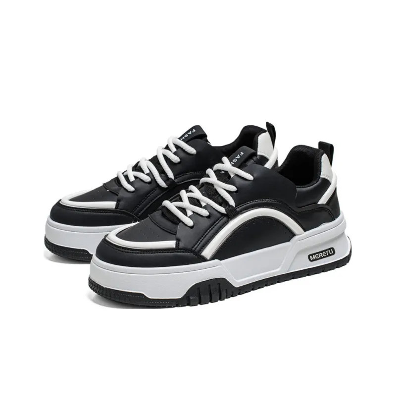 Meiretu Abrasion Resistant Balance Lightweight Low Top Skateboard Shoes Men's-1