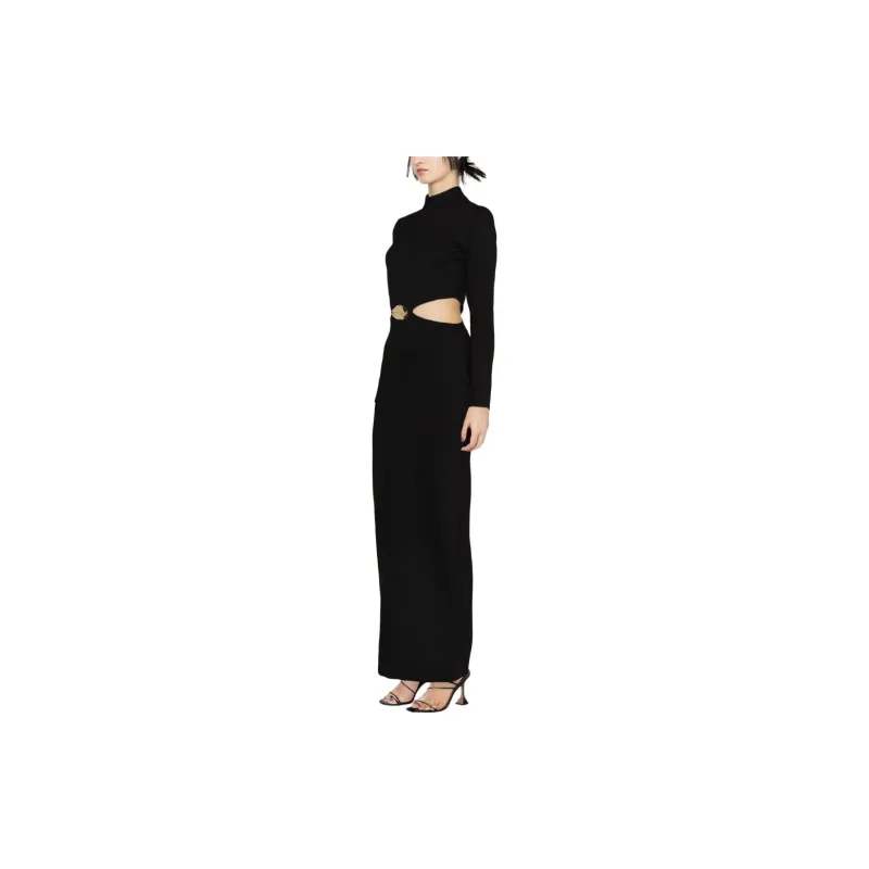 Staud Long-Sleeved Dresses Women's Black-3