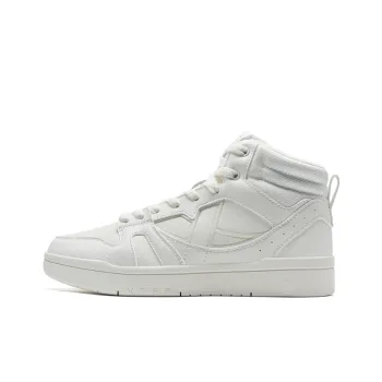 XTEP MAXX LITE Warm Slip Resistant High Top Skateboard Shoes Women's White