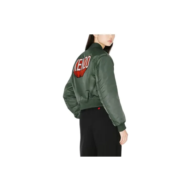 KENZO Jackets Women's Green-4