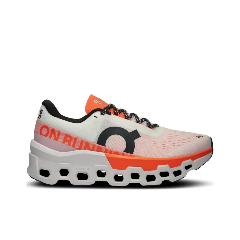 On Women's CloudmOnster 2 'White Flame' Women's-1