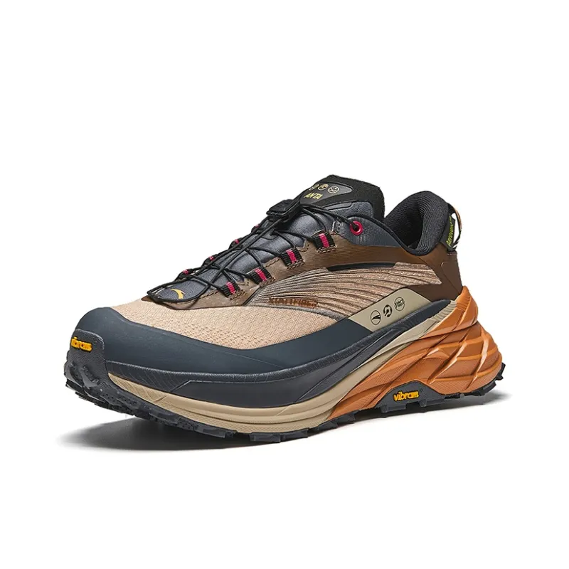 Anta Cushioning Anti-Slip And Wear-Resistant Low-Top Casual Running Shoes Men's Brown Gray-1