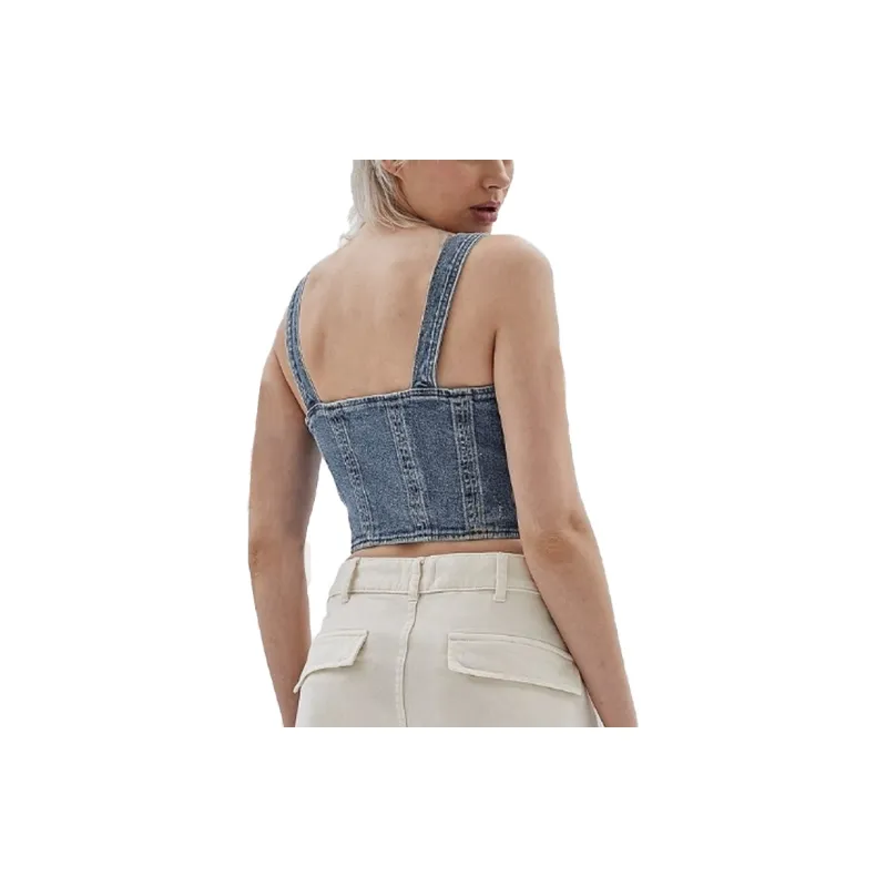 GUESS Tank Tops Women's Blue-2