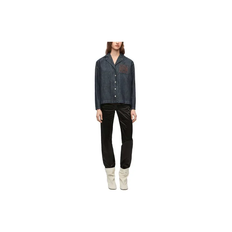 LOEWE Denim Jackets Women's Indigo-1