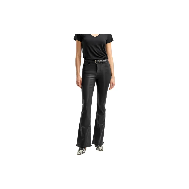 FRAME Le Crop Button up Flared Jeans-1