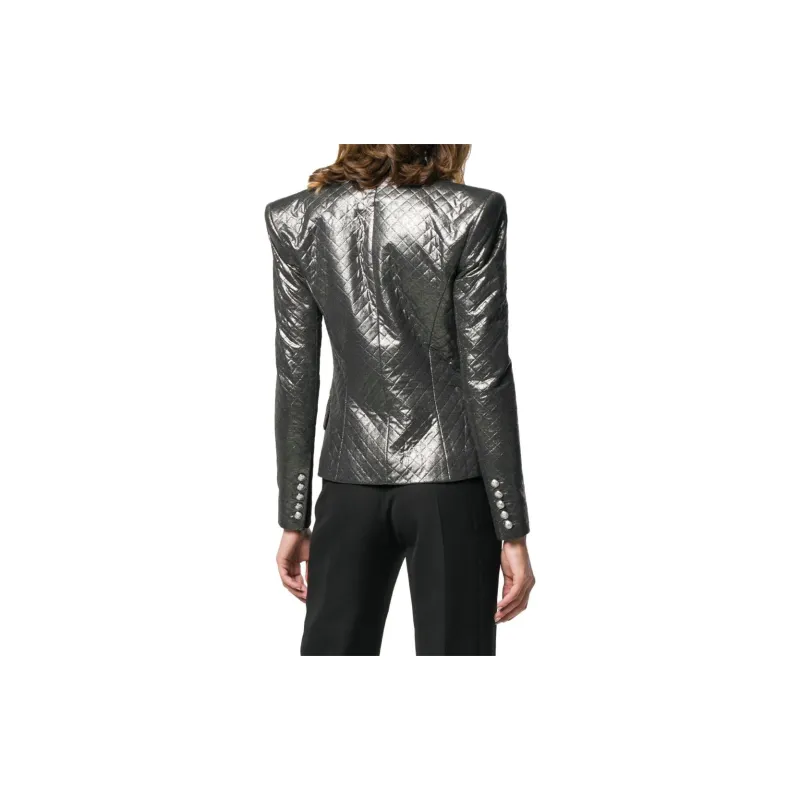 BALMAIN Business Suits Women's Brown Black-2