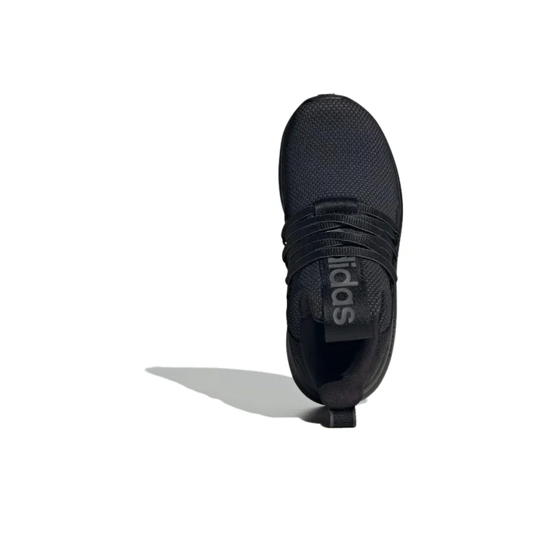 Adidas LITE RACER ADAPT 7.0 Slip Resistant, Abrasion Resistant, Breathable Low Top Kids Lifestyle Shoes Black Kids'-4