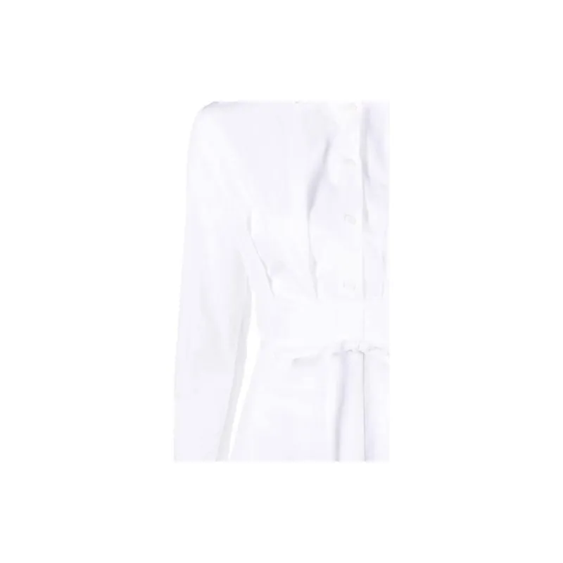 Patou Pleat detail Mini Shirtdress-4