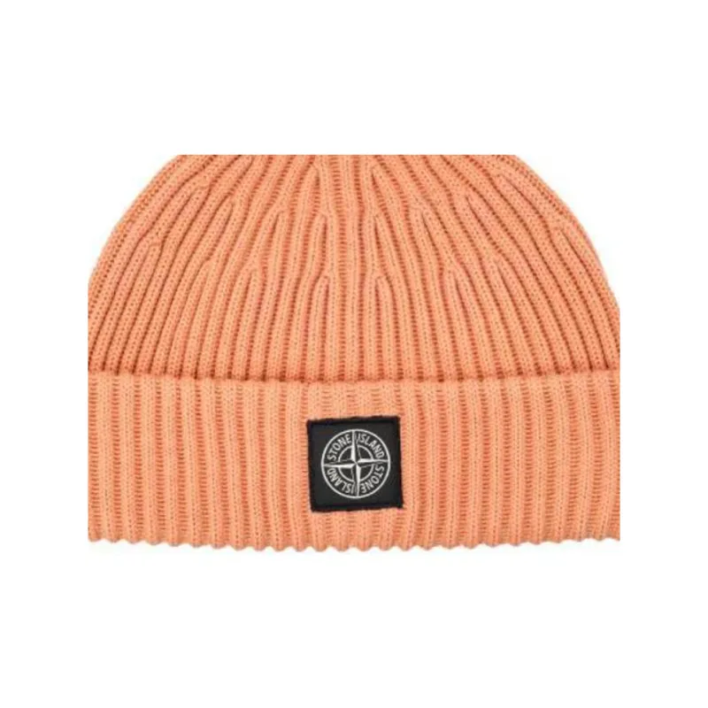 STONE ISLAND Compass Patch Knitted Beanie-2