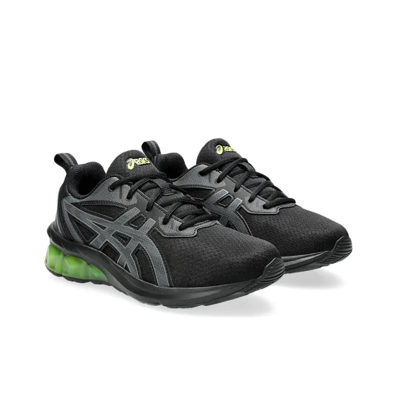 Asics Gel Quantum 90 Slip Resistant Shock Absorbers Low Top Kids' Running Shoes Black Teenagers-2