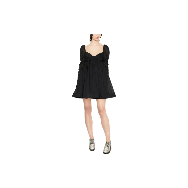 Zimmermann Long-Sleeved Dresses Women's Black-1