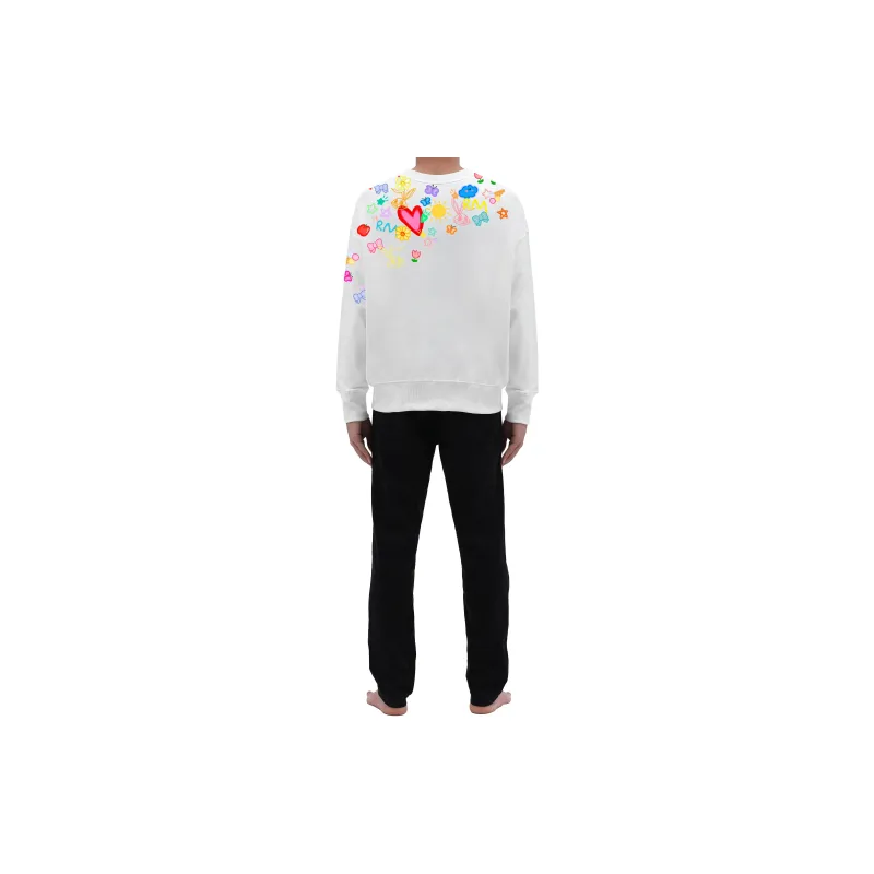 Richie Macie Sweatshirts Unisex White-4