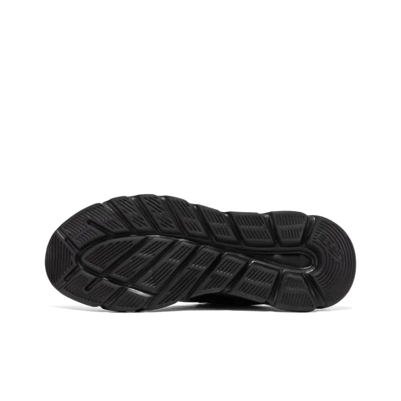 Erke Wear Resistant Waterproof And Breathable Low Top Casual Running Shoes Men's Black Gray-5