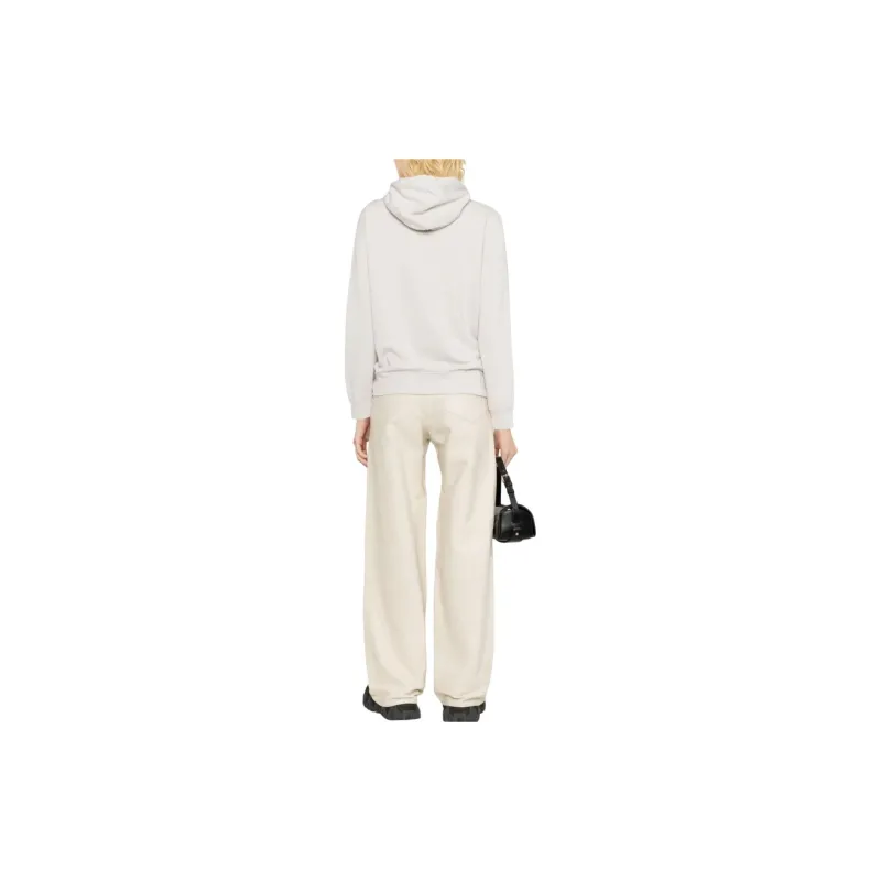 Lanvin Logo Embroidered Drawstring Hoodie-4