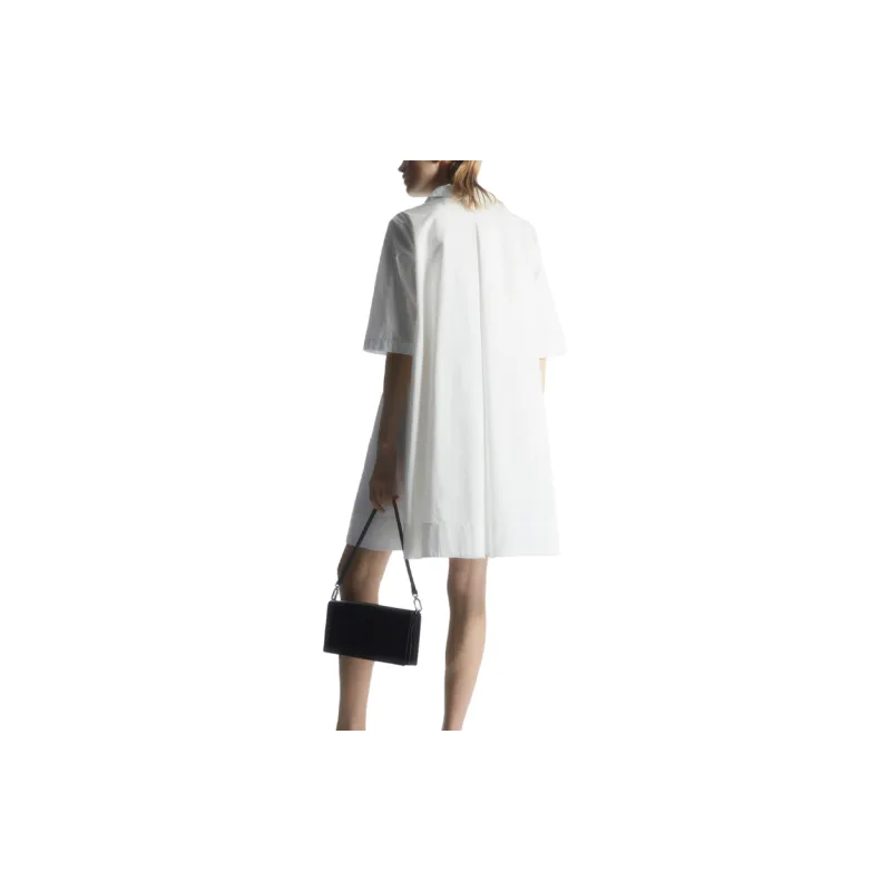 COS Short Sleeved Dresses Women's White-2