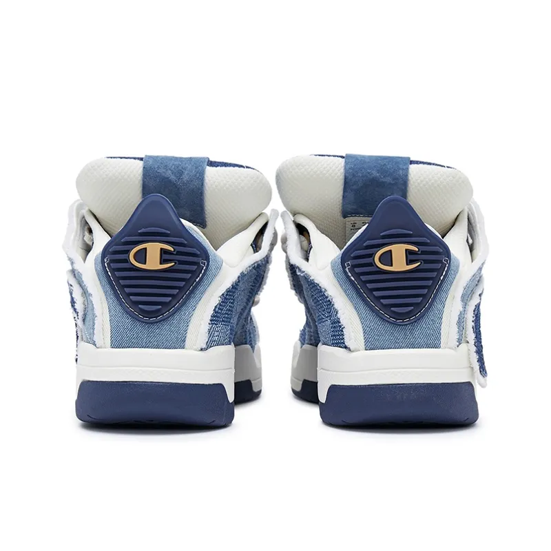 Champion Low Top Skateboard Shoes Men's Macedonian Blue/Ephedra-3