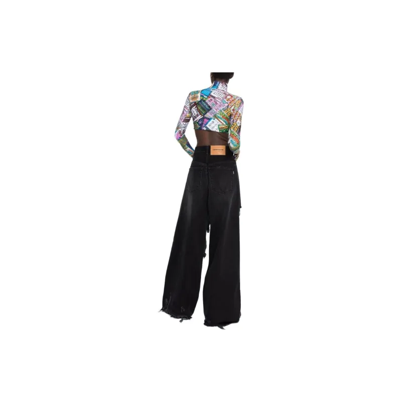 Vetements Jeans Women's Black-1