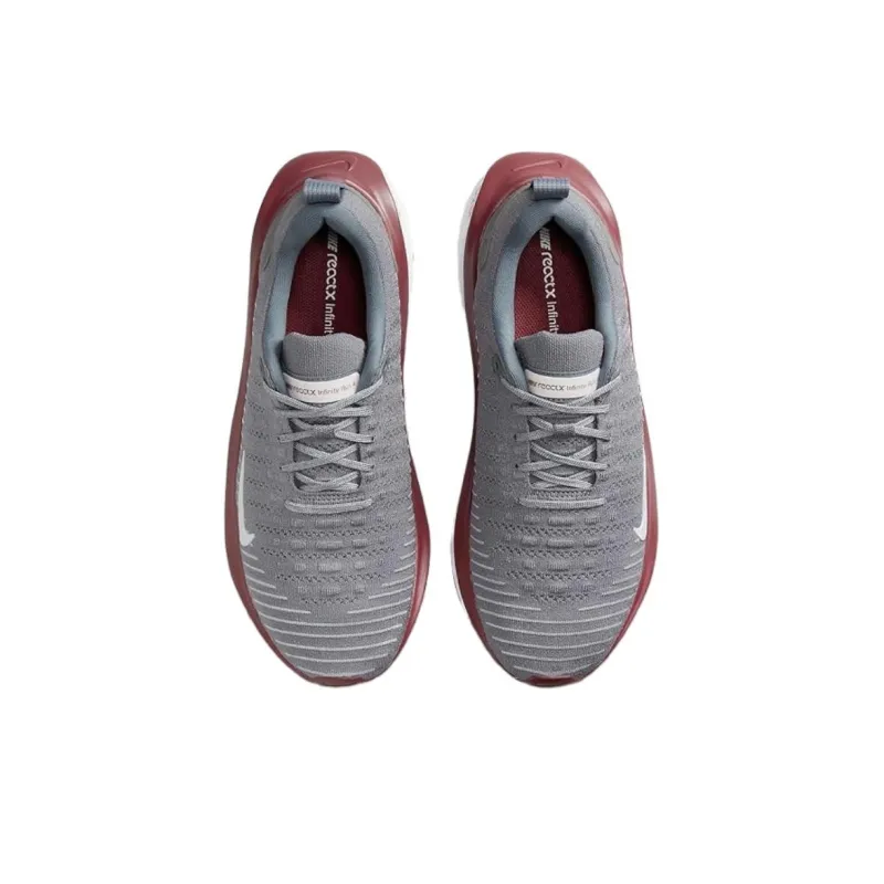 Nike ReactX Infinity Run 4 Cool Grey University Red White-1