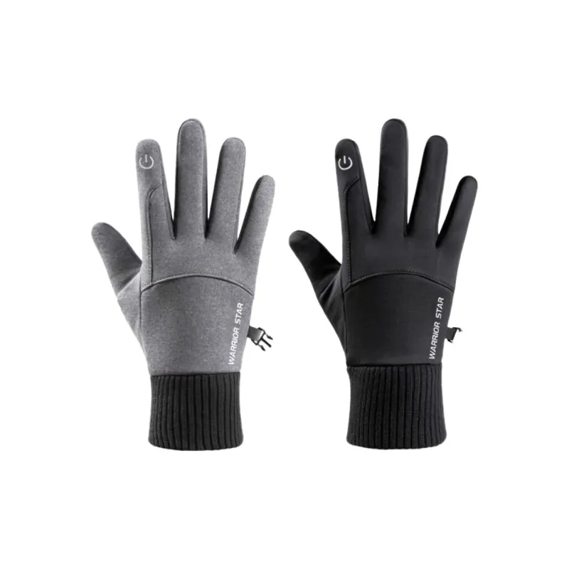 Warrior Coral Fleece Lining Knit Gloves Unisex-2